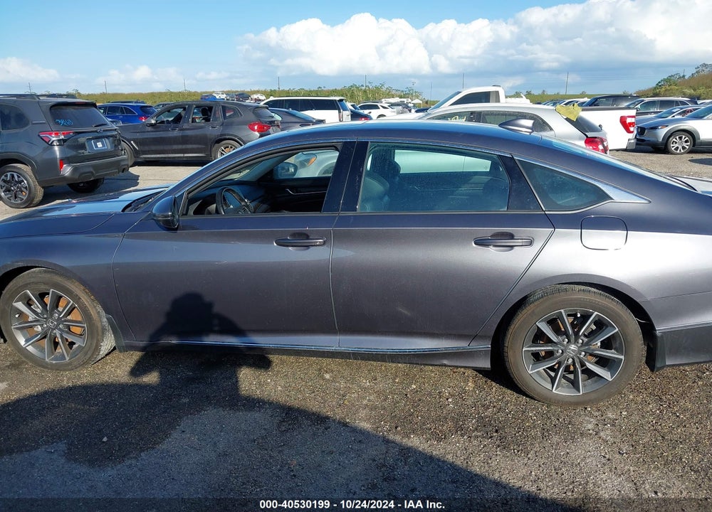 2021 HONDA ACCORD EX-L VIN: 1HGCV1F56MA042228
