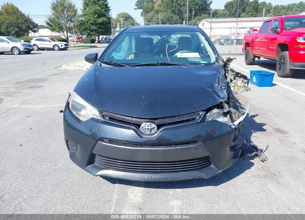 2016 TOYOTA COROLLA LE VIN: 5YFBURHE5GP390529