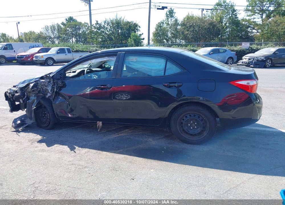 2016 TOYOTA COROLLA LE VIN: 5YFBURHE5GP390529