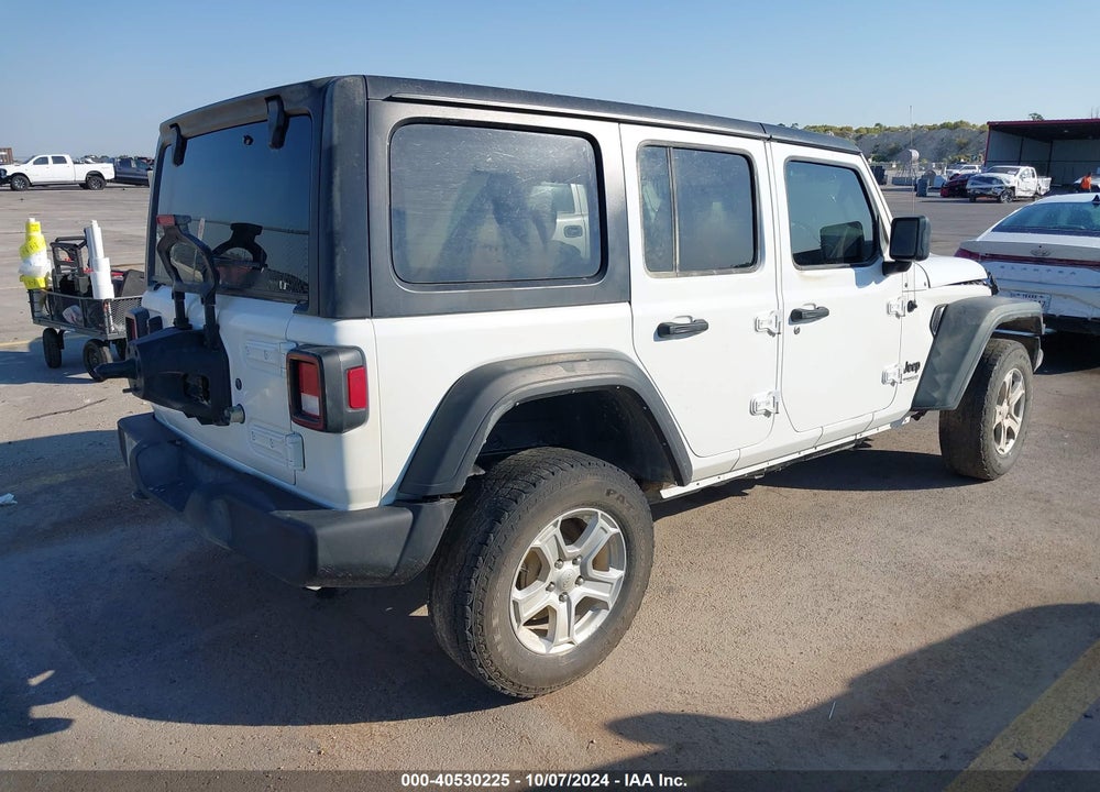 2022 JEEP WRANGLER UNLIMITED SPORT RHD 4X4 VIN: 1C4HJXKN0NW146291