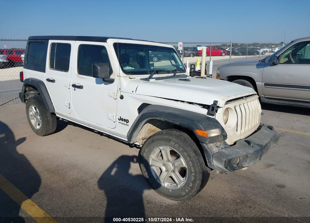 2022 JEEP WRANGLER UNLIMITED SPORT RHD 4X4 VIN: 1C4HJXKN0NW146291