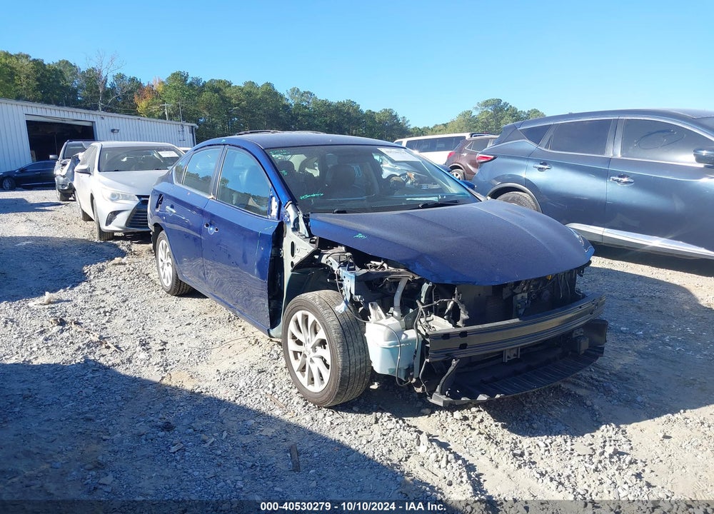 2018 NISSAN SENTRA SV VIN: 3N1AB7AP0JY346398
