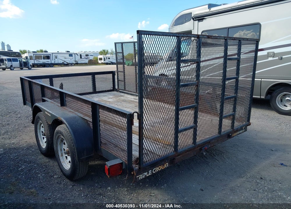 2021 TRIPLE CROWN 7X12 UTILITY TRAILER VIN: 1XNBU1225M1124094