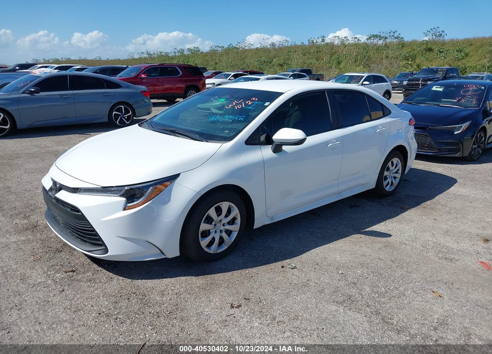 2024 TOYOTA COROLLA LE VIN: 5YFB4MDE0RP134620