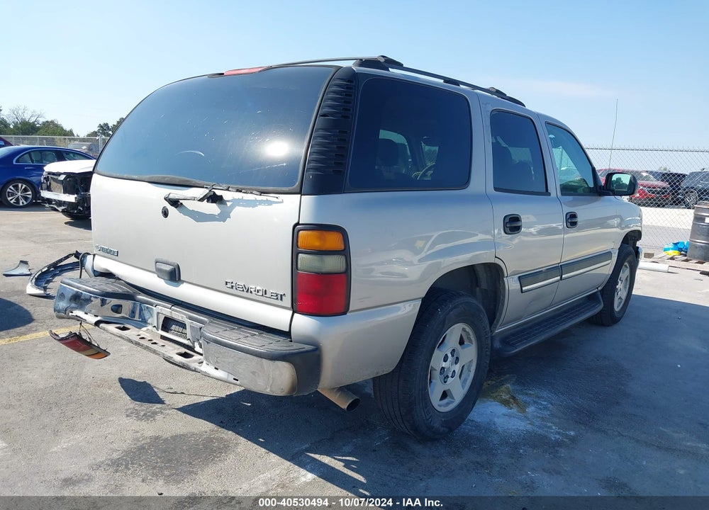 2004 CHEVROLET TAHOE LS VIN: 1GNEC13VX4R240739
