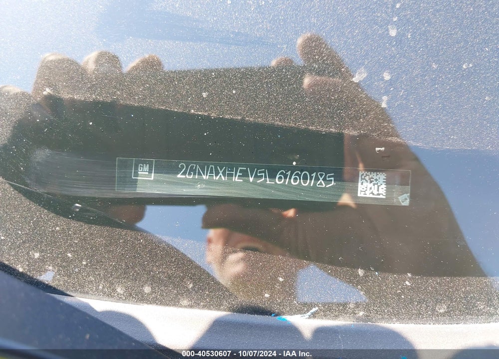 2020 CHEVROLET EQUINOX FWD LS VIN: 2GNAXHEV5L6160185