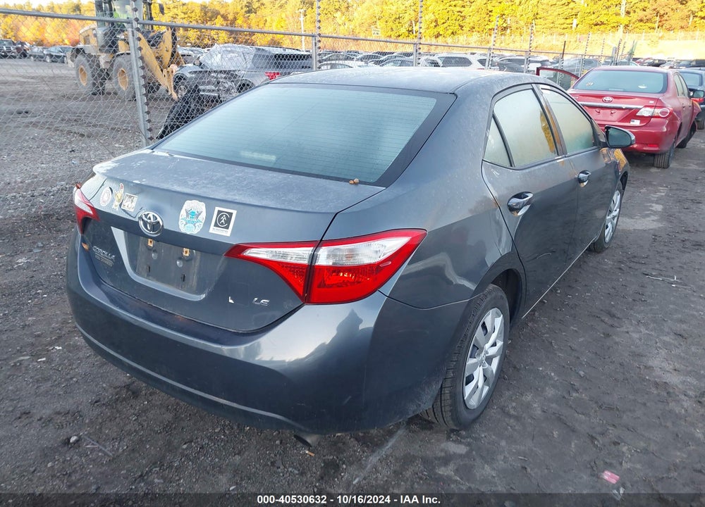 2015 TOYOTA COROLLA LE VIN: 2T1BURHE1FC246989