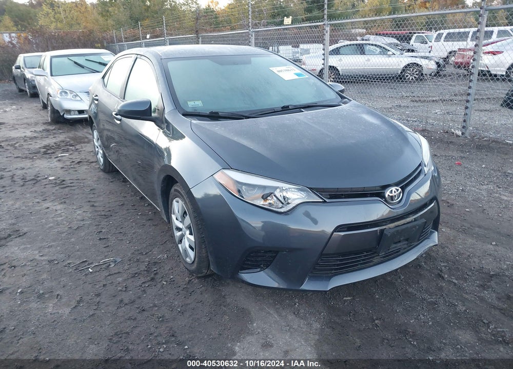 2015 TOYOTA COROLLA LE VIN: 2T1BURHE1FC246989