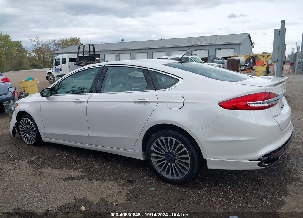 2018 FORD FUSION TITANIUM VIN: 3FA6P0D96JR146098