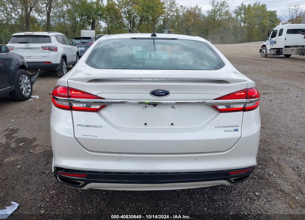 2018 FORD FUSION TITANIUM VIN: 3FA6P0D96JR146098