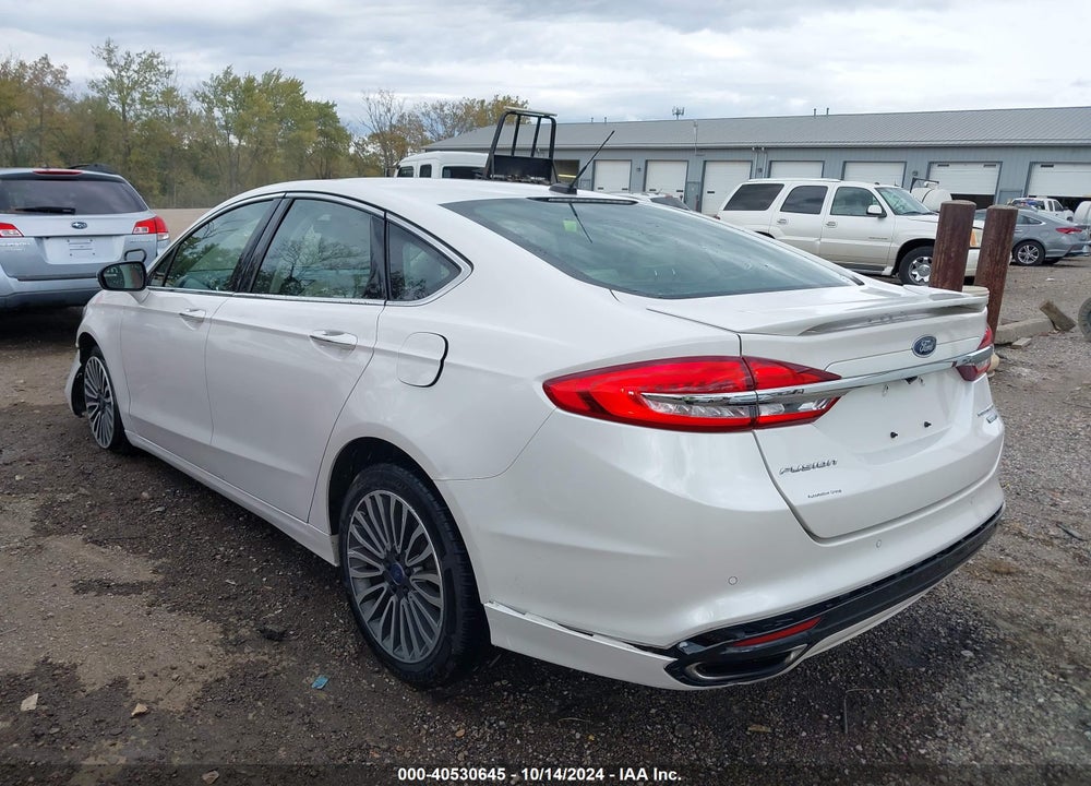 2018 FORD FUSION TITANIUM VIN: 3FA6P0D96JR146098