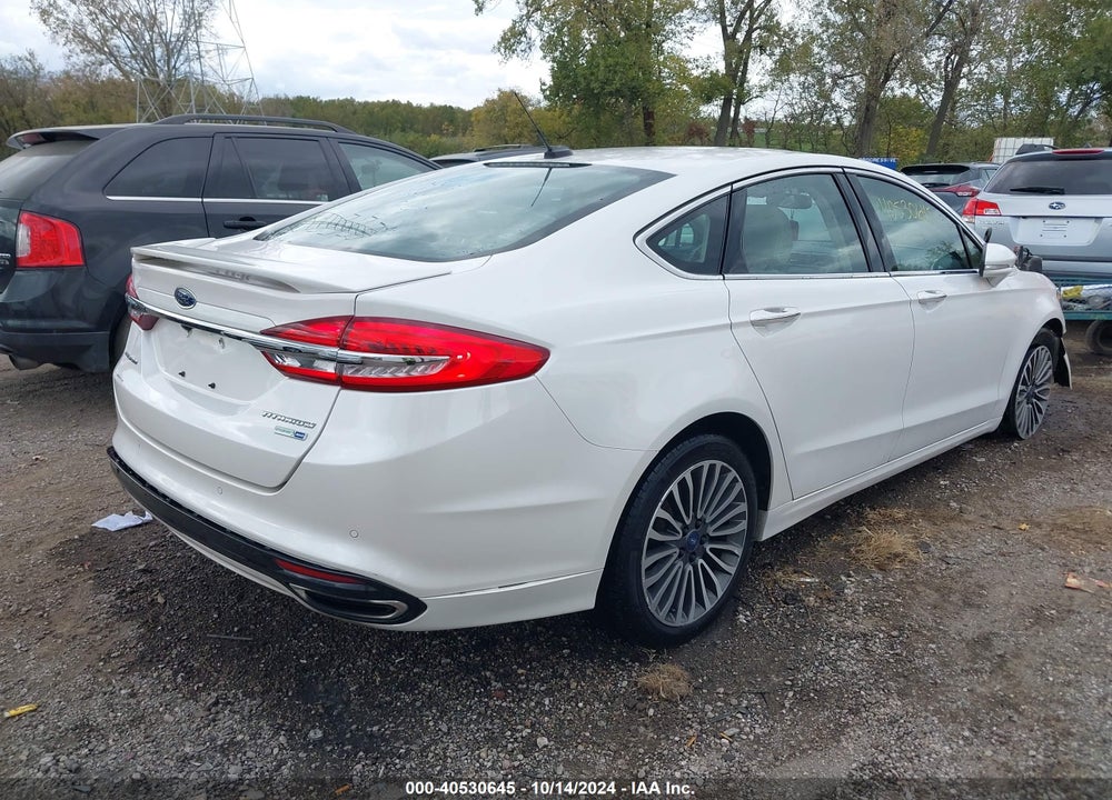 2018 FORD FUSION TITANIUM VIN: 3FA6P0D96JR146098