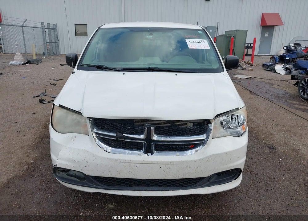 2013 DODGE GRAND CARAVAN SE VIN: 2C4RDGBG8DR760980