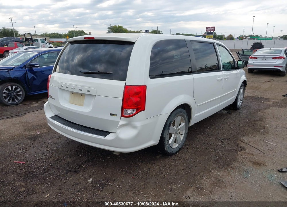 2013 DODGE GRAND CARAVAN SE VIN: 2C4RDGBG8DR760980