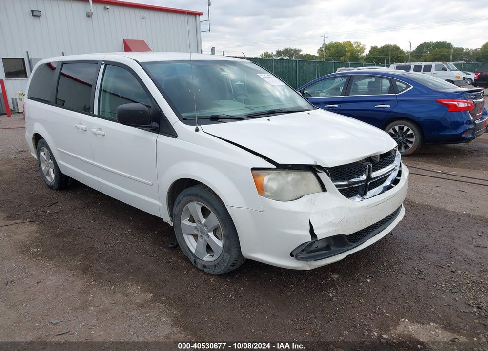2013 DODGE GRAND CARAVAN SE VIN: 2C4RDGBG8DR760980