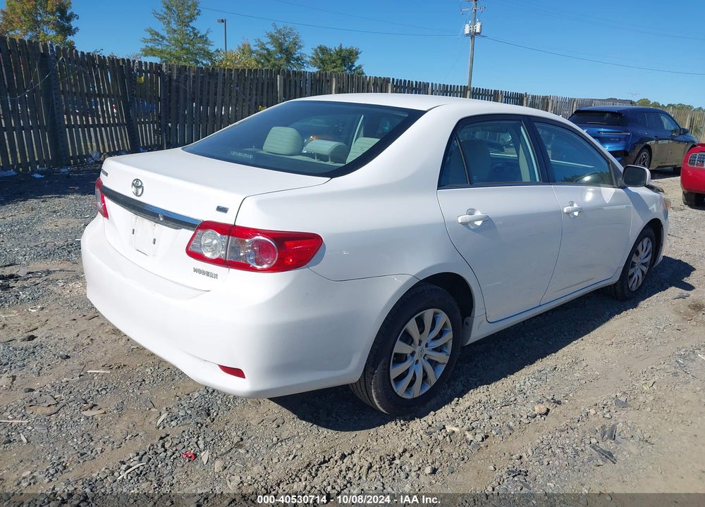 2013 TOYOTA COROLLA LE VIN: 5YFBU4EE9DP118813