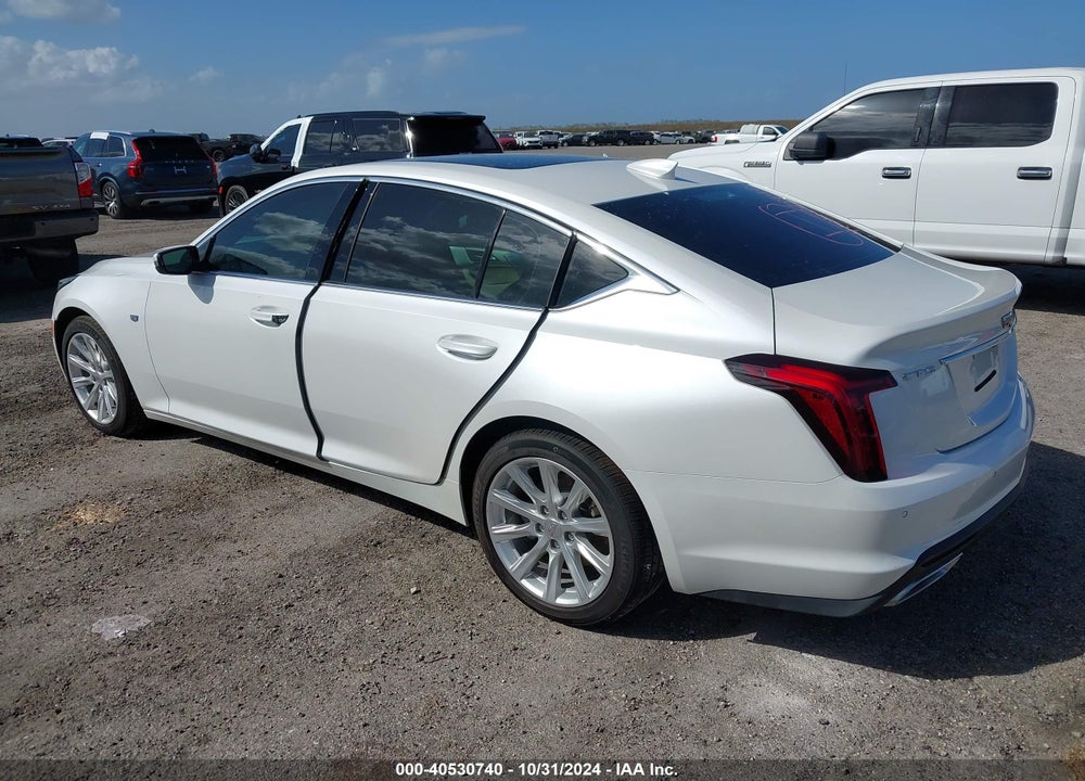 2024 CADILLAC CT5 LUXURY VIN: 1G6DW5RK2R0128077