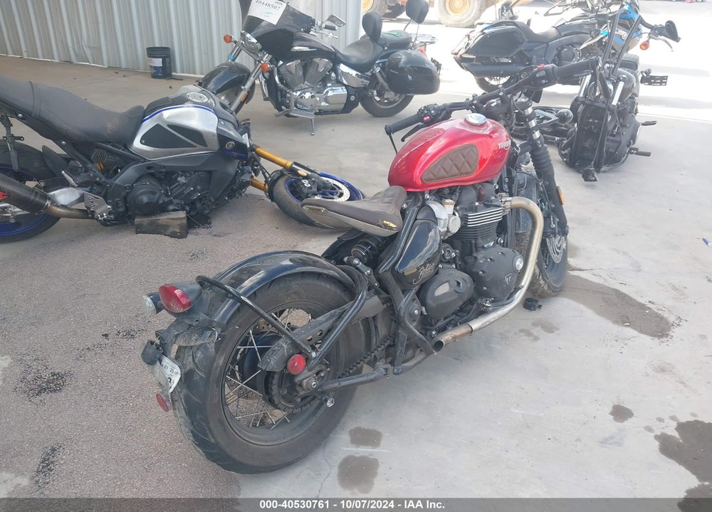 2023 TRIUMPH MOTORCYCLE BONNEVILLE BOBBER VIN: SMTD53HL0PTBK4799