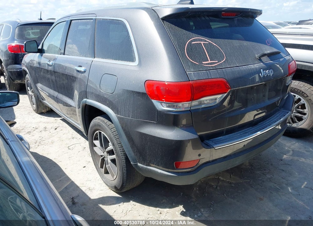 2017 JEEP GRAND CHEROKEE LIMITED 4X2 VIN: 1C4RJEBG2HC622721