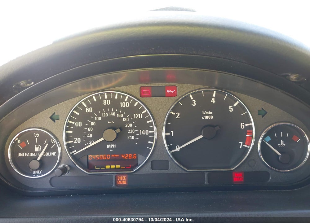 1998 BMW Z3 1.9 VIN: 4USCH7332WLE10081