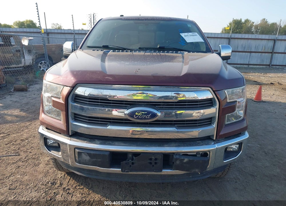 2016 FORD F-150 LARIAT VIN: 1FTEW1EGXGFD47620
