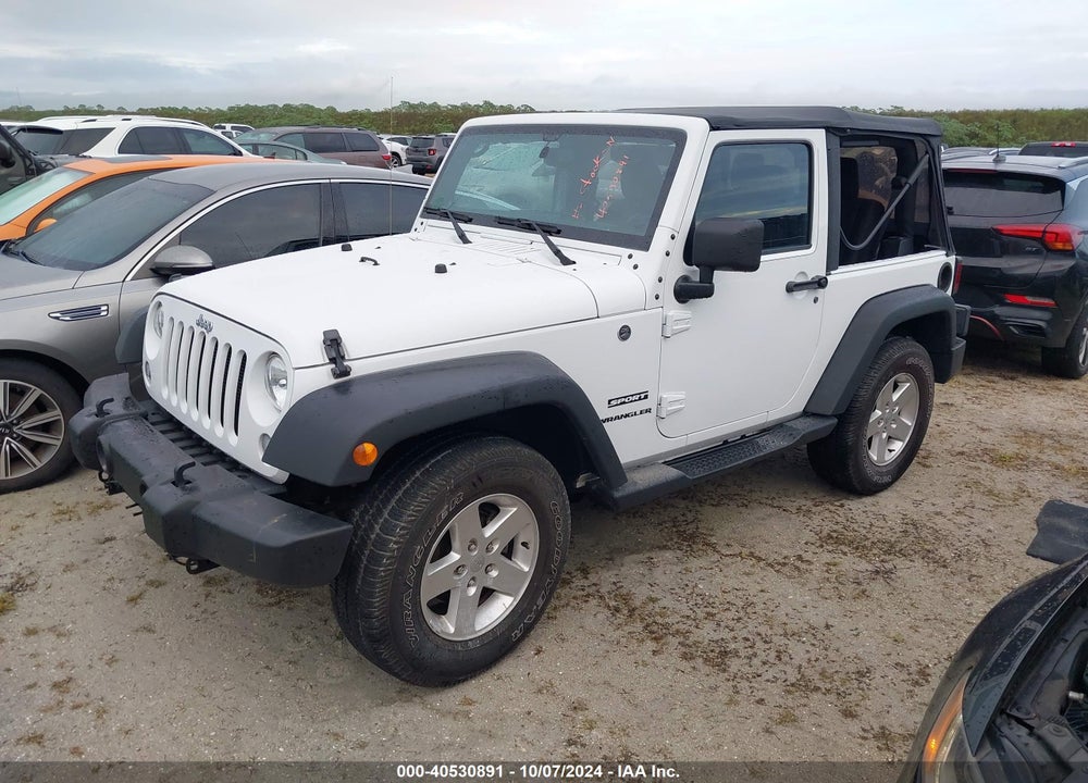 2016 JEEP WRANGLER SPORT VIN: 1C4AJWAG0GL339110