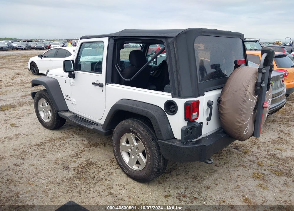 2016 JEEP WRANGLER SPORT VIN: 1C4AJWAG0GL339110