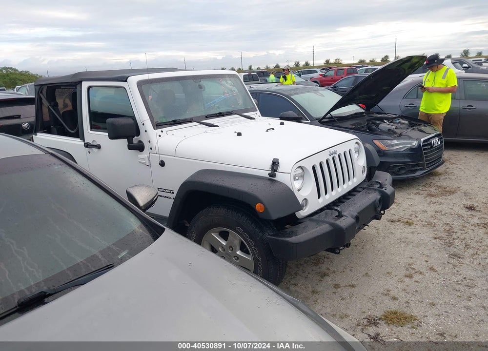 2016 JEEP WRANGLER SPORT VIN: 1C4AJWAG0GL339110