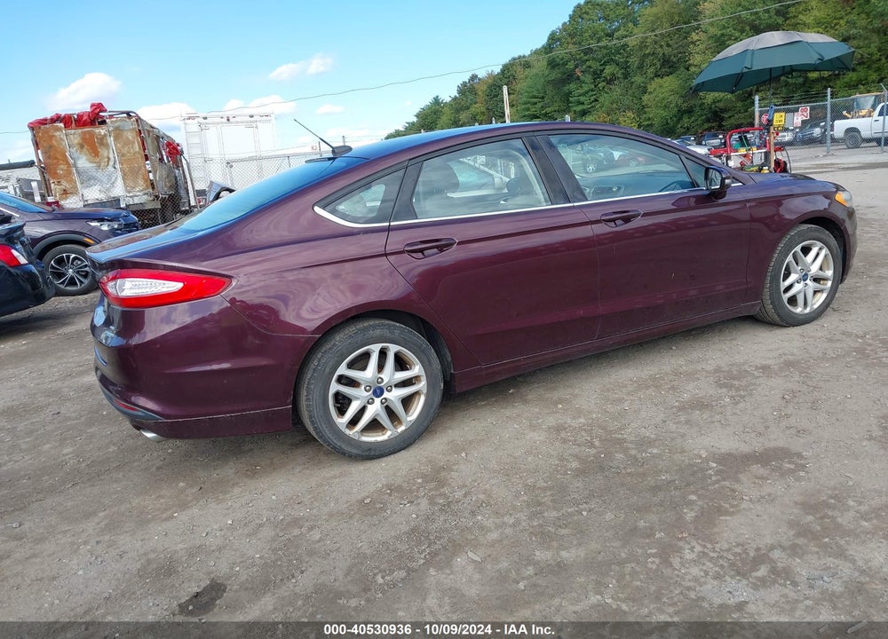 2013 FORD FUSION SE VIN: 3FA6P0HR5DR387018