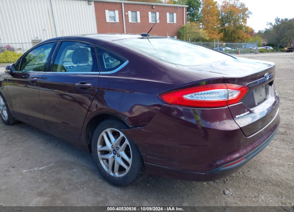2013 FORD FUSION SE VIN: 3FA6P0HR5DR387018