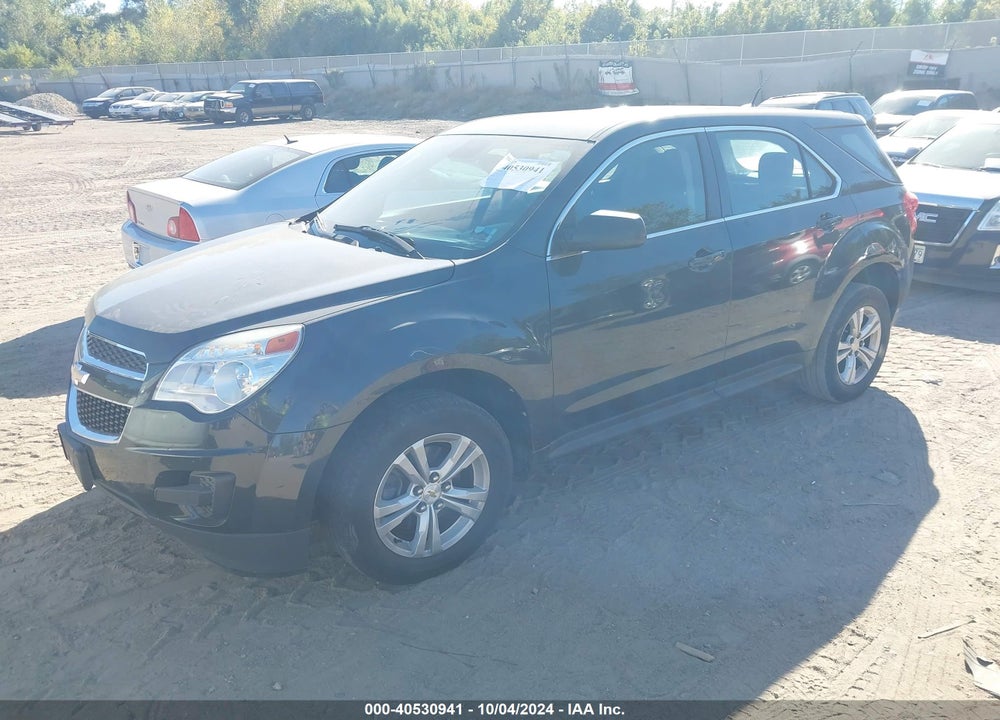 2012 CHEVROLET EQUINOX LS VIN: 2GNALBEK0C1287454