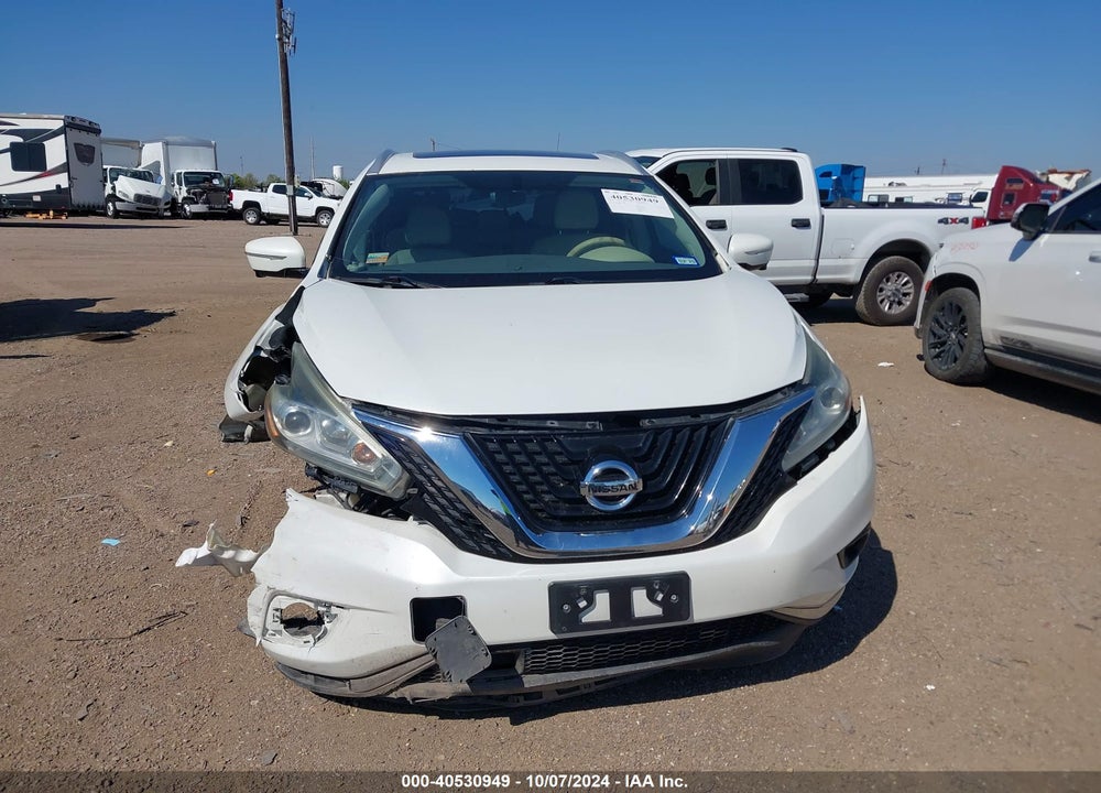 2015 NISSAN MURANO SL VIN: 5N1AZ2MH1FN243474