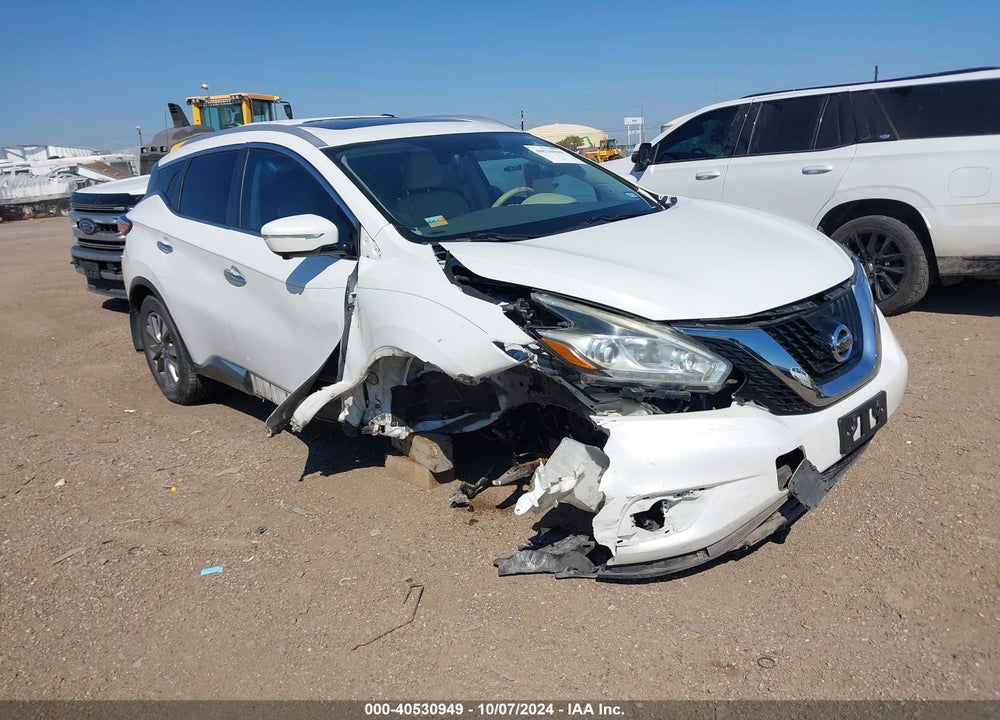 2015 NISSAN MURANO SL VIN: 5N1AZ2MH1FN243474