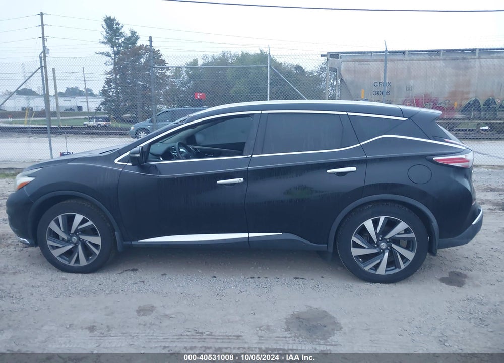 2015 NISSAN MURANO PLATINUM VIN: 5N1AZ2MG2FN233673