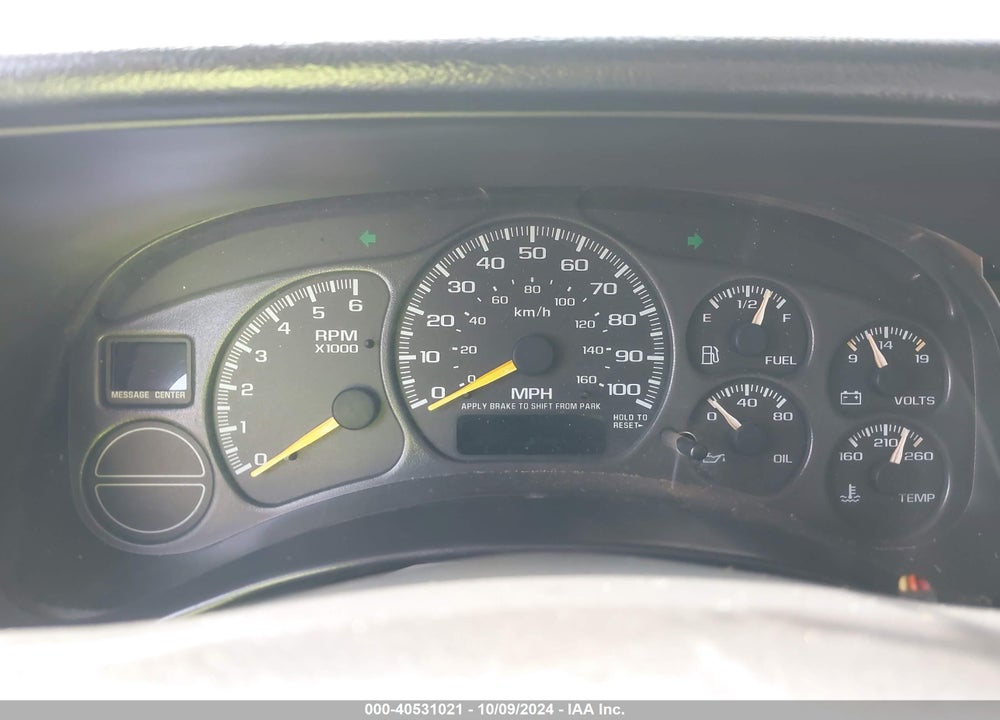 2000 CHEVROLET SILVERADO 1500 LT VIN: 2GCEK19T2Y1273590