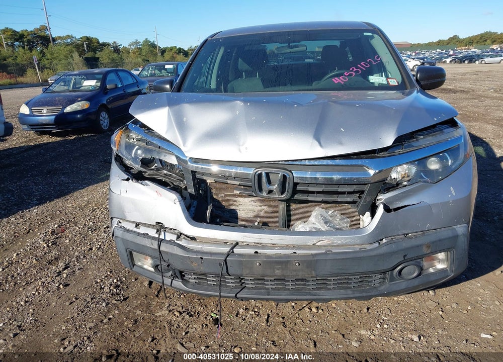 2017 HONDA RIDGELINE RT VIN: 5FPYK3F2XHB012040
