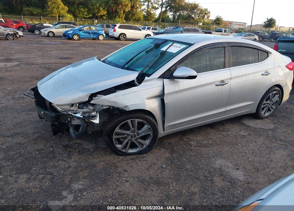 2017 HYUNDAI ELANTRA LIMITED VIN: KMHD84LF0HU146786