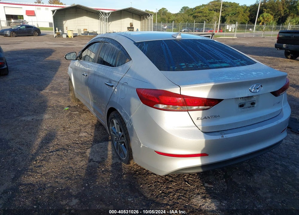 2017 HYUNDAI ELANTRA LIMITED VIN: KMHD84LF0HU146786