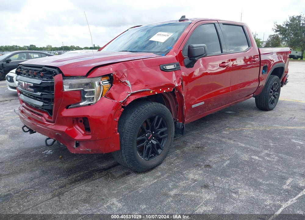 2021 GMC SIERRA 1500 4WD SHORT BOX ELEVATION VIN: 3GTU9CET5MG311145