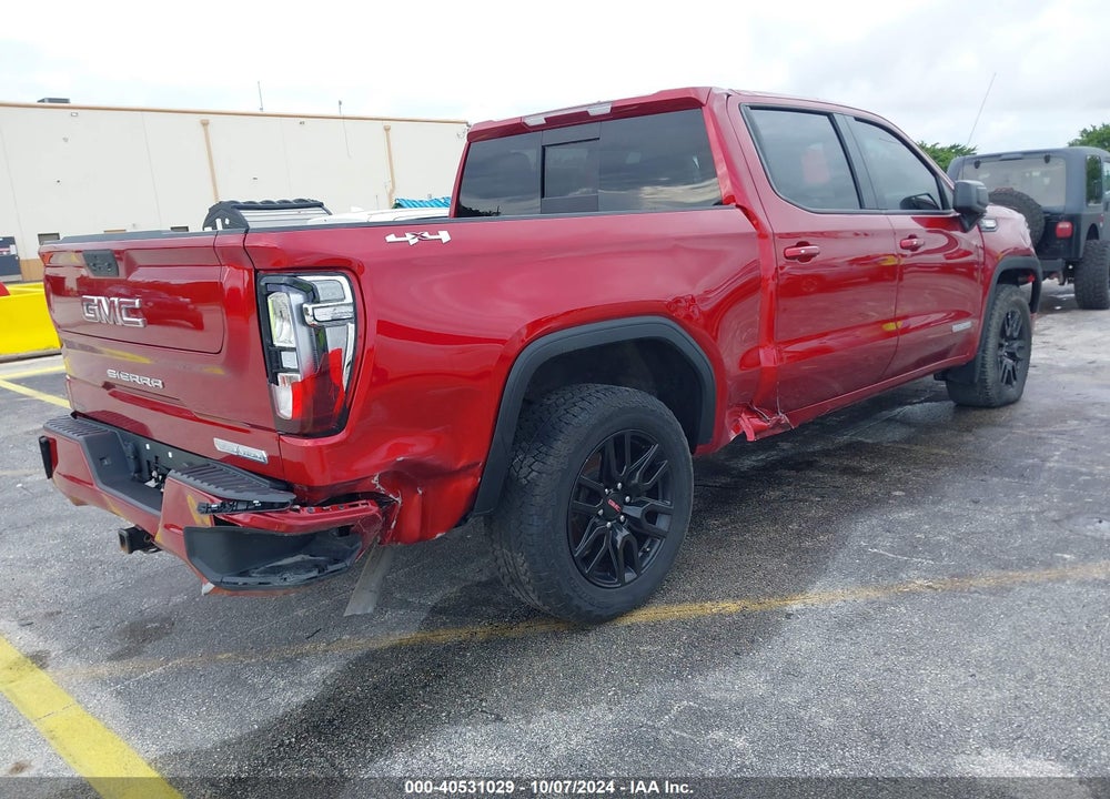 2021 GMC SIERRA 1500 4WD SHORT BOX ELEVATION VIN: 3GTU9CET5MG311145