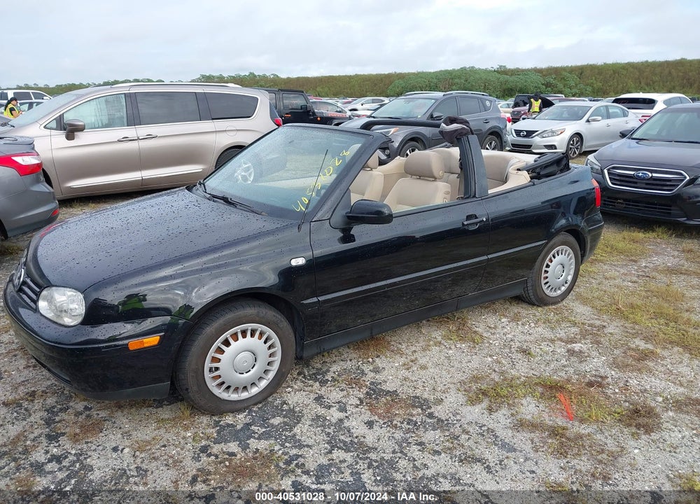 2001 VOLKSWAGEN CABRIO GLS VIN: 3VWCC21V81M811129
