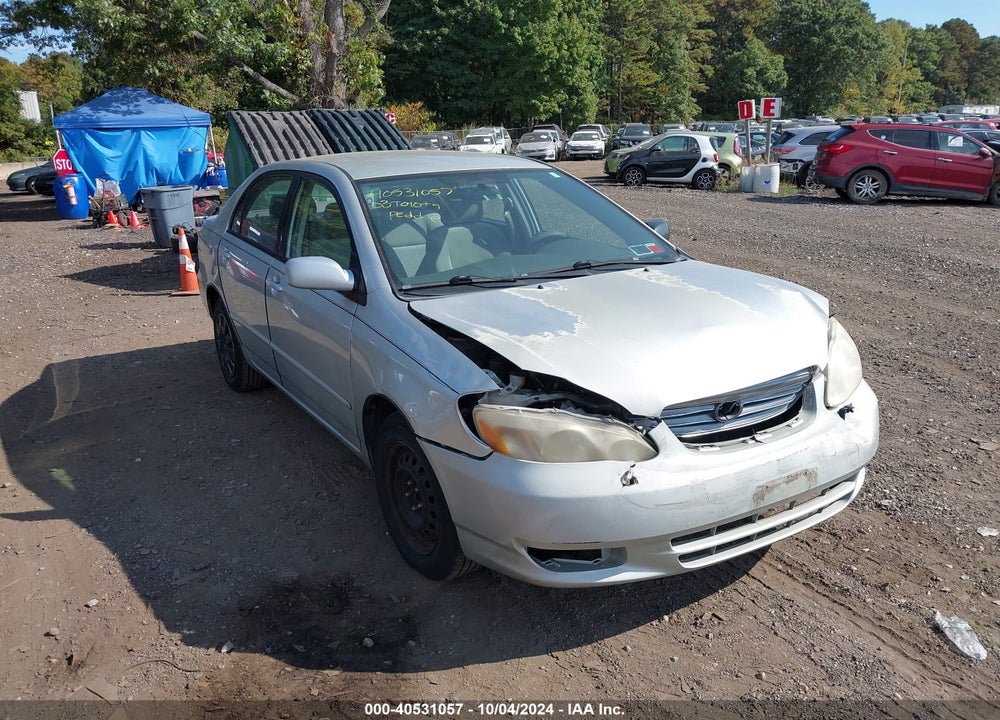 2003 TOYOTA COROLLA LE VIN: 2T1BR32EX3C143248