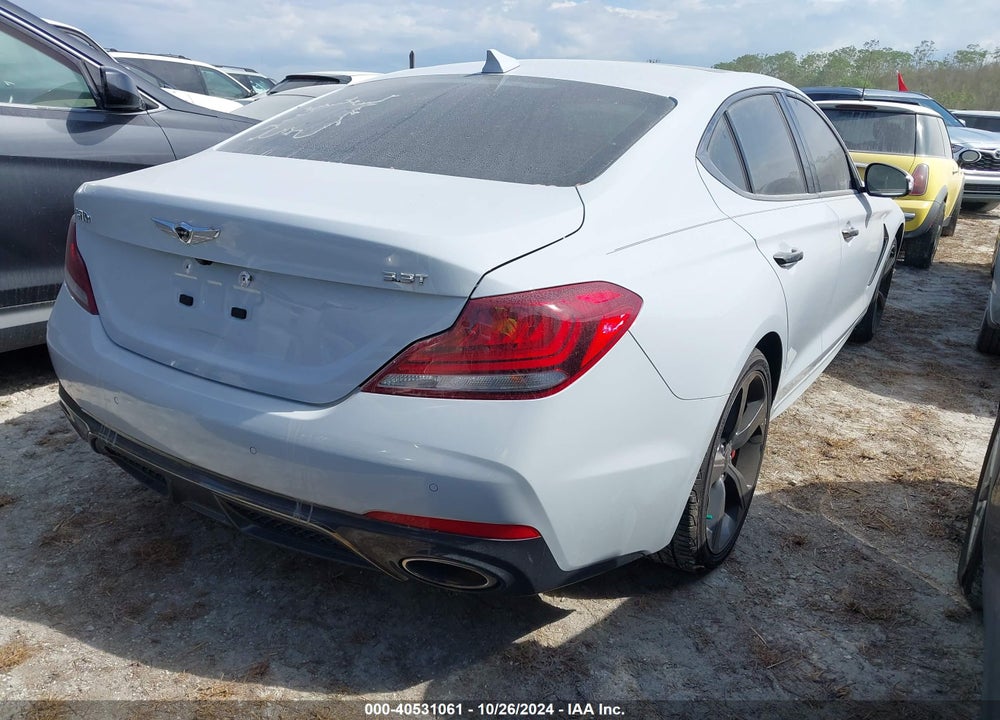 2020 GENESIS G70 3.3T RWD VIN: KMTG34LE7LU056505