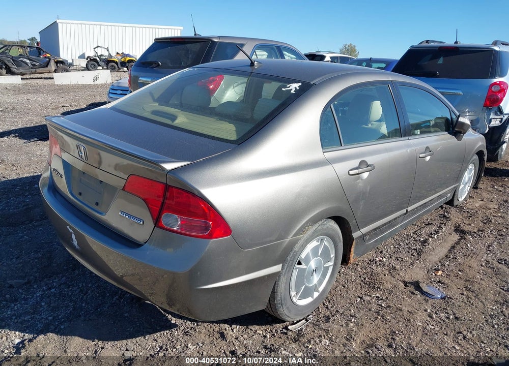 2008 HONDA CIVIC HYBRID VIN: JHMFA36228S022713