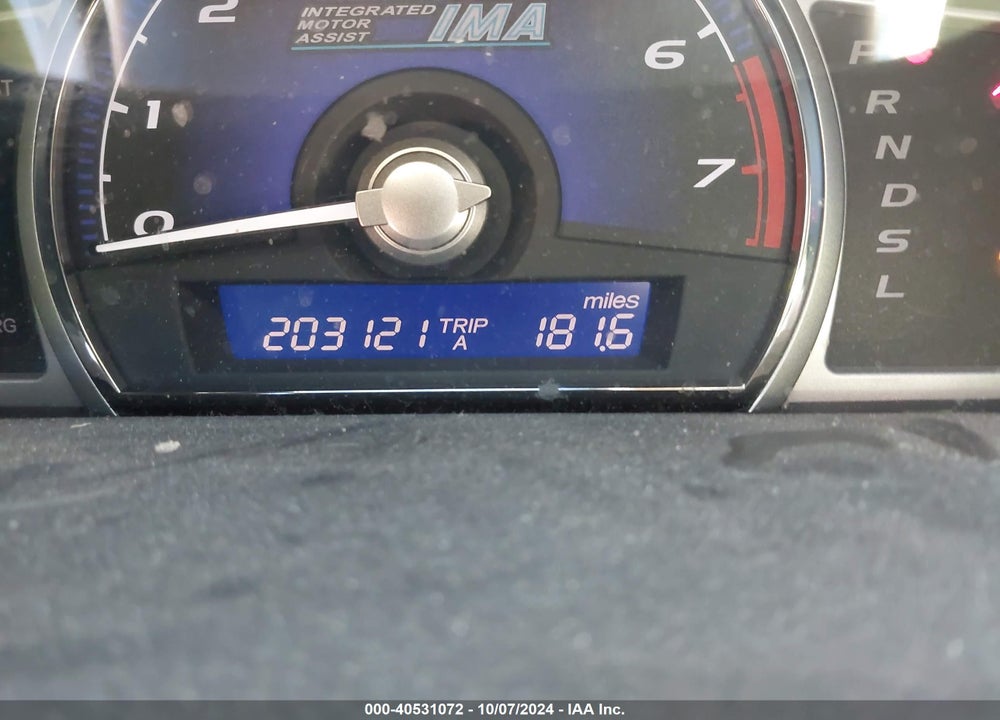 2008 HONDA CIVIC HYBRID VIN: JHMFA36228S022713