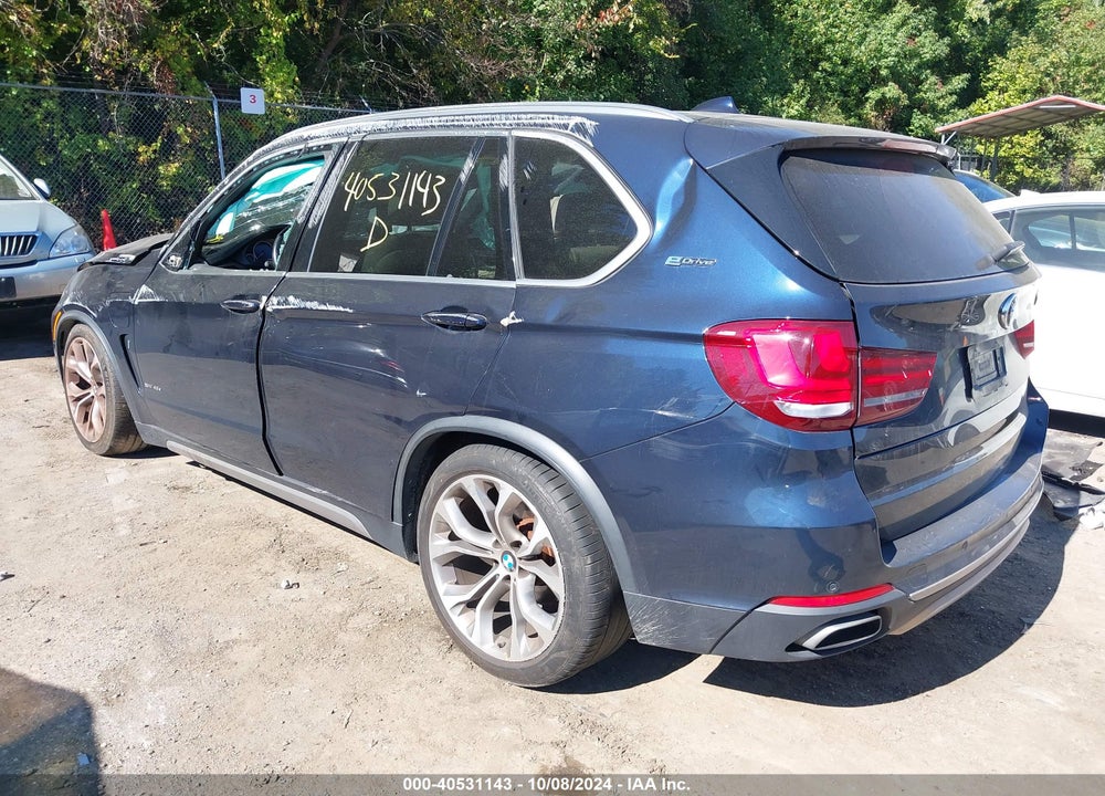 2017 BMW X5 EDRIVE XDRIVE40E IPERFORMANCE VIN: 5UXKT0C30H0V97876