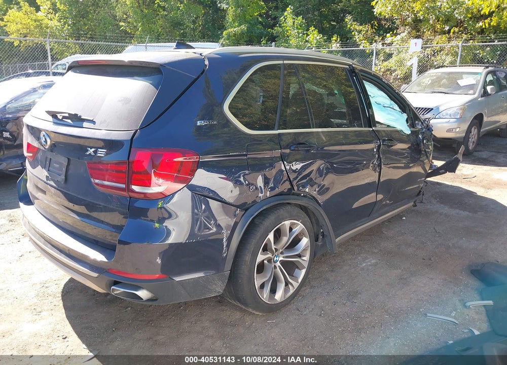 2017 BMW X5 EDRIVE XDRIVE40E IPERFORMANCE VIN: 5UXKT0C30H0V97876