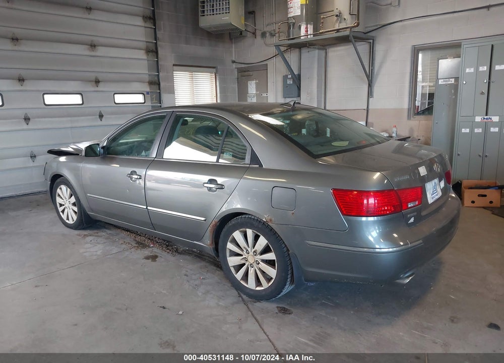 2009 HYUNDAI SONATA LIMITED V6 VIN: 5NPEU46F39H524286