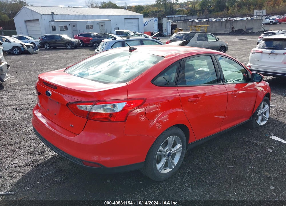2014 FORD FOCUS SE VIN: 1FADP3F22EL386617