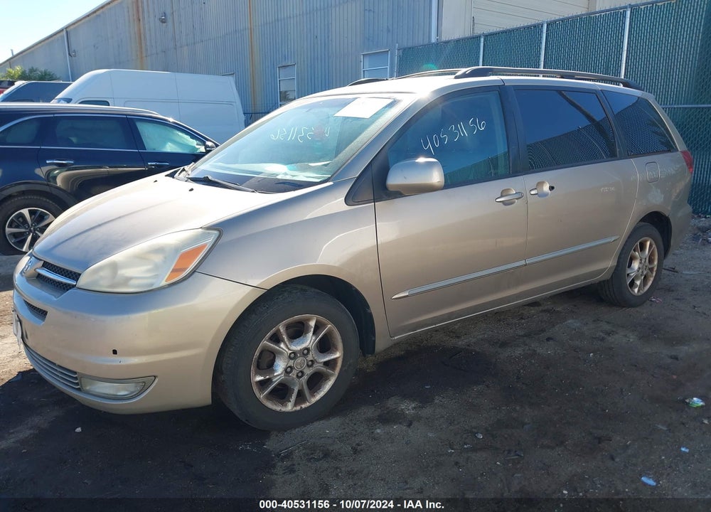 2005 TOYOTA SIENNA XLE LIMITED VIN: 5TDBA22C75S038421